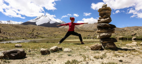 Yoga at Himalayas