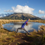 yoga under Taranaki