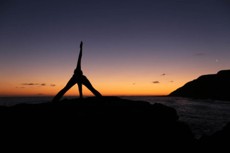 Yoga at the sunset 4